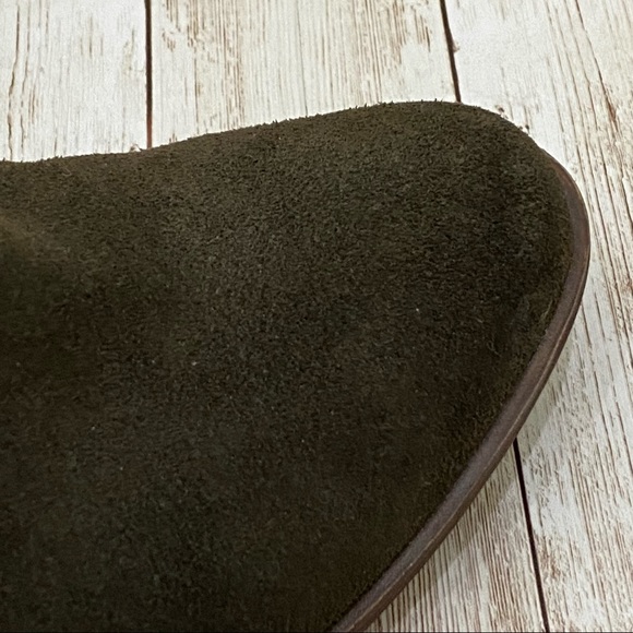 Lucky Brand “Bartalino” Olive Suede Leather Bootie - Picture 13 of 13
